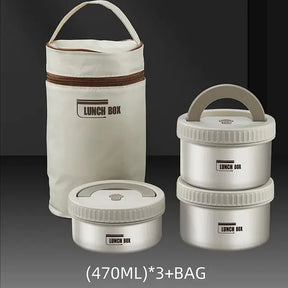 Jogo Completo Lancheira Térmica de Aço Inoxidável + Bolsa BRINDE - Frete GRÁTIS